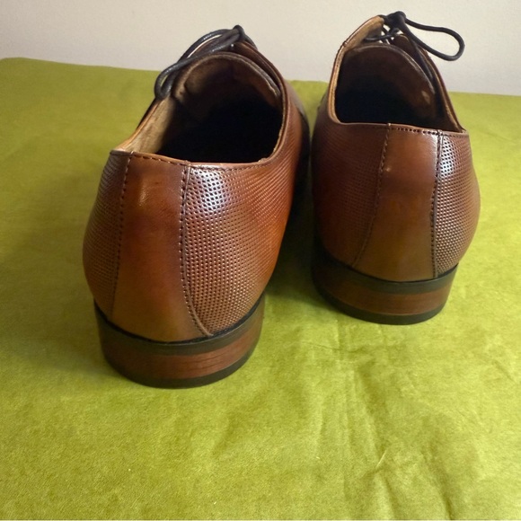 Florsheim Brown Leather Oxford Shoes - Picture 8 of 11